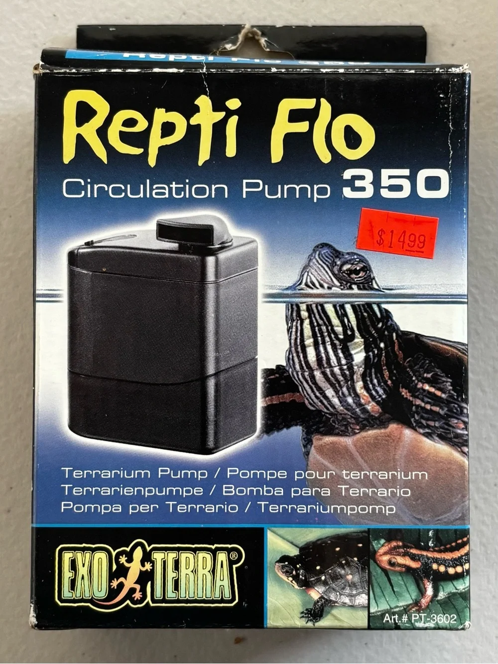 Repti Flo Reptile Terrarium High Performance Circulation Pump 350